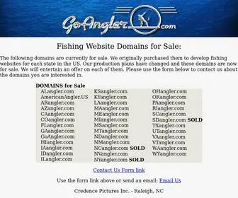 Goangler.com(Your online guide to fishing in the USA) Screenshot