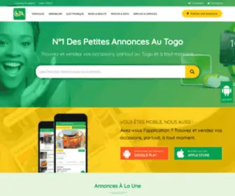 Goannonce.tg(N°1 Des Petites Annonces Au Togo) Screenshot