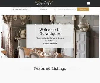 Goantiques.com(Antiques, Art, Vintage) Screenshot