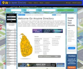 Goanyone.com(Go Anyone Directory) Screenshot