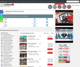 Goaonline.in(Goa Directory) Screenshot