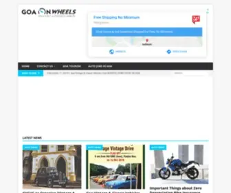 Goaonwheels.com Screenshot