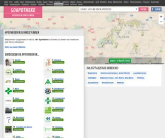 Goapotheke.ch(Apotheken in Schweiz finden) Screenshot