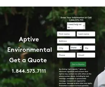 Goaptive.com(Aptive Environmental) Screenshot