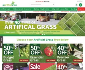 Goartificialgrass.co.uk(Go Artificial Grass UK) Screenshot