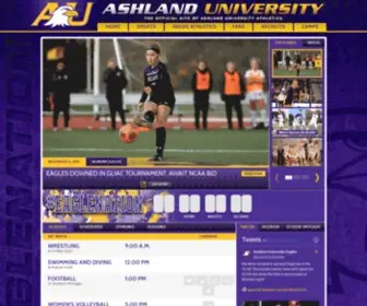 Goashlandeagles.com(Ashland University) Screenshot