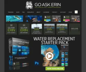 Goaskerin.com(Go Ask Erin) Screenshot