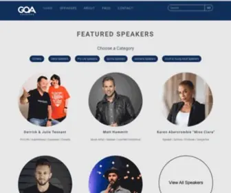 Goaspeakers.com(Top Christian Speakers Booking Agency) Screenshot