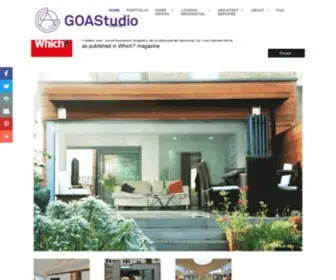Goastudio.co.uk(London residential architecture) Screenshot