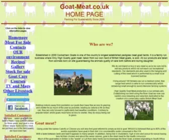 Goat-Meat.co.uk(Goat meat) Screenshot