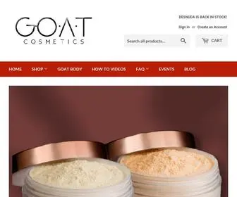 Goatcosmetics.com(G.O.A.T COSMETICS) Screenshot