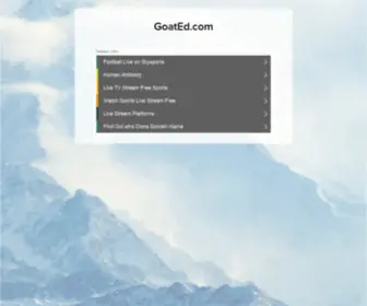 Goated.com(STRATO) Screenshot