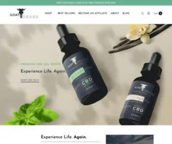 Goatgrasscbd.com(Online CBD Shop) Screenshot