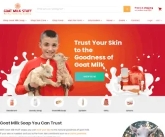 Goatmilkstuff.com(Goat Milk Stuff) Screenshot