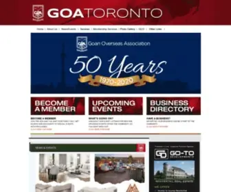 Goatoronto.com(GOA Toronto) Screenshot