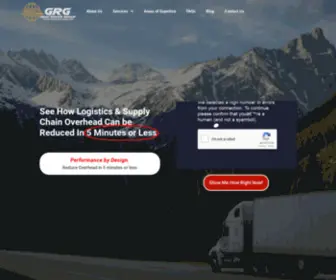 Goatrocksgroupconsulting.com(Logistics Management Solutions for Shippers) Screenshot