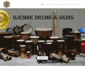 Goatskins.com(DJEMBE DRUMS & SKINS) Screenshot