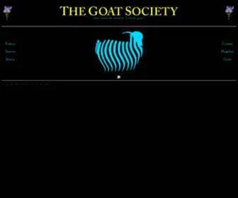 Goatsociety.com(The Goat Society) Screenshot