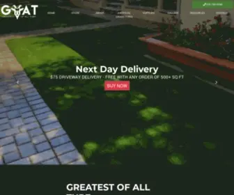 Goaturf.com(Bay Area Artificial Grass Supplier) Screenshot