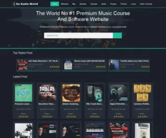 GoaudioWorld.com(GO Audio World) Screenshot