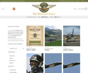 Goaviator.com(Flight Adventures for Everyone) Screenshot