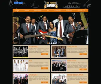 Goaweddingbands.com(Goa Wedding Bands) Screenshot