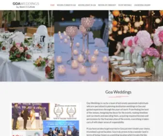 Goaweddings.in(Goa weddings) Screenshot