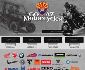 Goazmotorcycles.com(Home GO AZ Motorcycles in Scottsdale Scottsdale) Screenshot