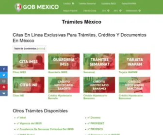 Gob-MX.mx(Trámites) Screenshot