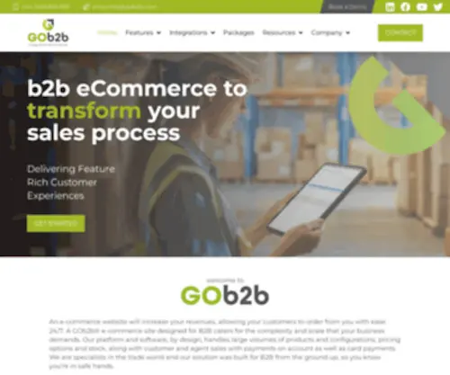 Gob2B.com(B2B Ecommerce Integration With Sage) Screenshot