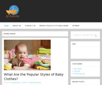Gobabygo.in(Kid's and Baby Products Online India) Screenshot