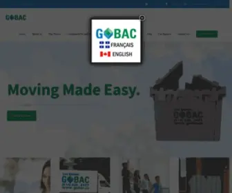 Gobac.ca(Moving Boxes Montreal) Screenshot