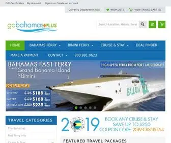 Gobahamasplus.com(Bahamas Fast Ferry) Screenshot