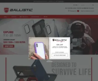 Goballisticcase.com(Ballistic Cases) Screenshot