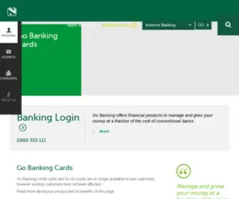 Gobanking.co.za(Go banking) Screenshot