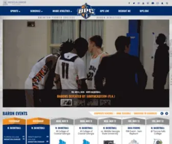 Gobaronsgo.com(Brewton-Parker College (Georgia) Athletics) Screenshot