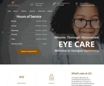 Gobarrie.ca(Experienced optometrists in Barrie. Georgian Optometry) Screenshot