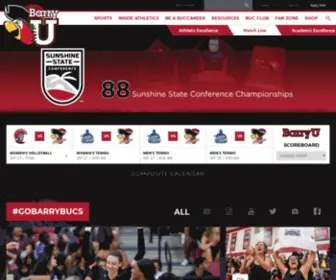 Gobarrybucs.com(Barry University Athletics) Screenshot