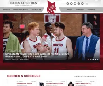 Gobatesbobcats.com(Bates College) Screenshot