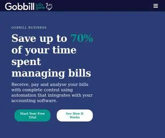 Gobbill.com(Gobbill is a digital finance assistant) Screenshot