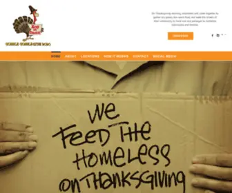 Gobblegobblegive.org(We Feed The Homeless) Screenshot