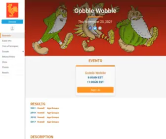 Gobblewobblerace.com(The Gobble Wobble) Screenshot