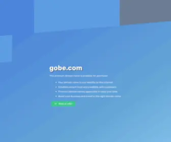 Gobe.com(Domain name is for sale) Screenshot