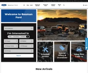 Gobeamanford.com(Beaman Ford) Screenshot