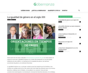 Gobernanza.es(Blog acerca de la buena gobernanza) Screenshot