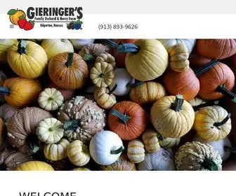 Goberryfarm.com(Gieringers Family Orchard & Berry Farm) Screenshot