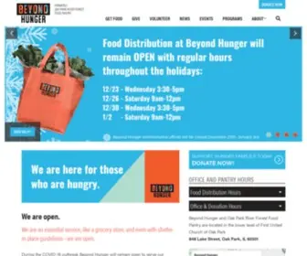 Gobeyondhunger.org(Beyond Hunger’s mission) Screenshot