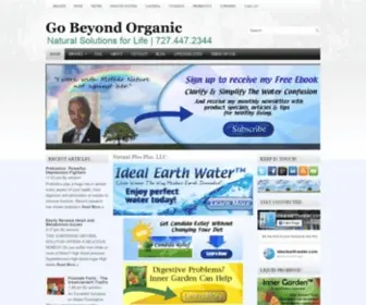 Gobeyondorganic.com(Go Beyond Organic) Screenshot