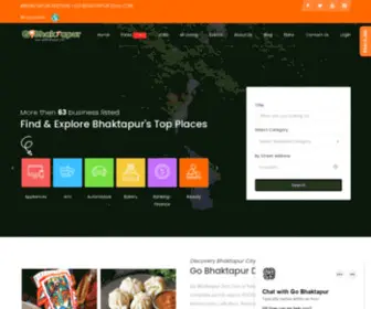 Gobhaktapur.com(A Complete Travel & Information Guide about Bhaktapur city) Screenshot
