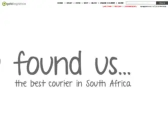 Gobi.co.za(One of the leading courier companies in South Africa) Screenshot